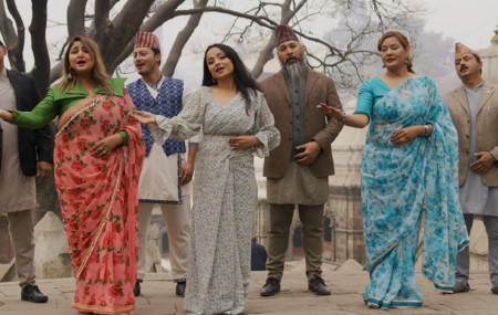 गीतको भिडिओमा कलाकाहरु